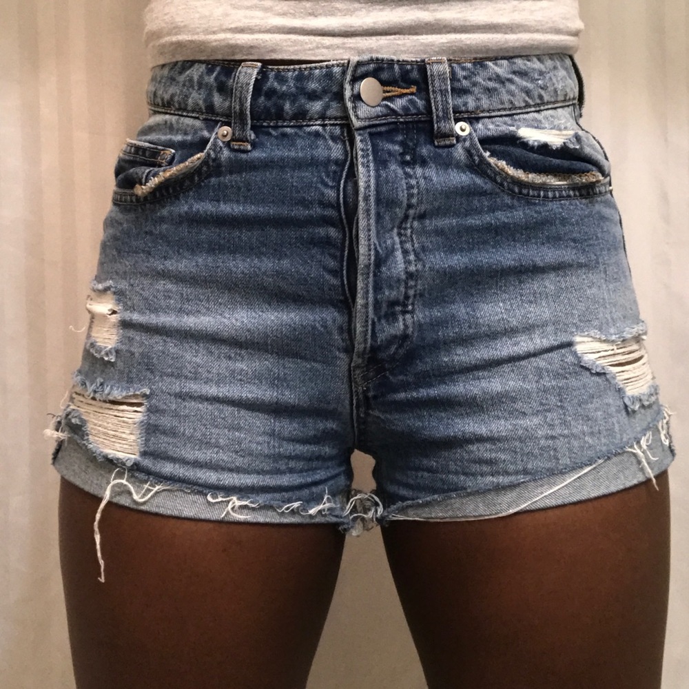 Distressed Denim/Jean Shorts